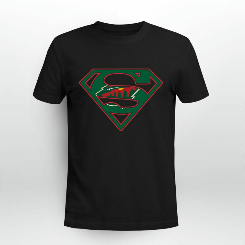 Superman Minnesota Wild 0 T Shirt