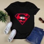 Superman New York Yankees 2 T Shirt
