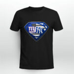 Superman New York Yankees and New York Giants 2 T Shirt