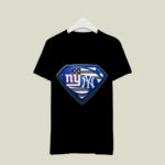 Superman New York Yankees and New York Giants 3 T Shirt