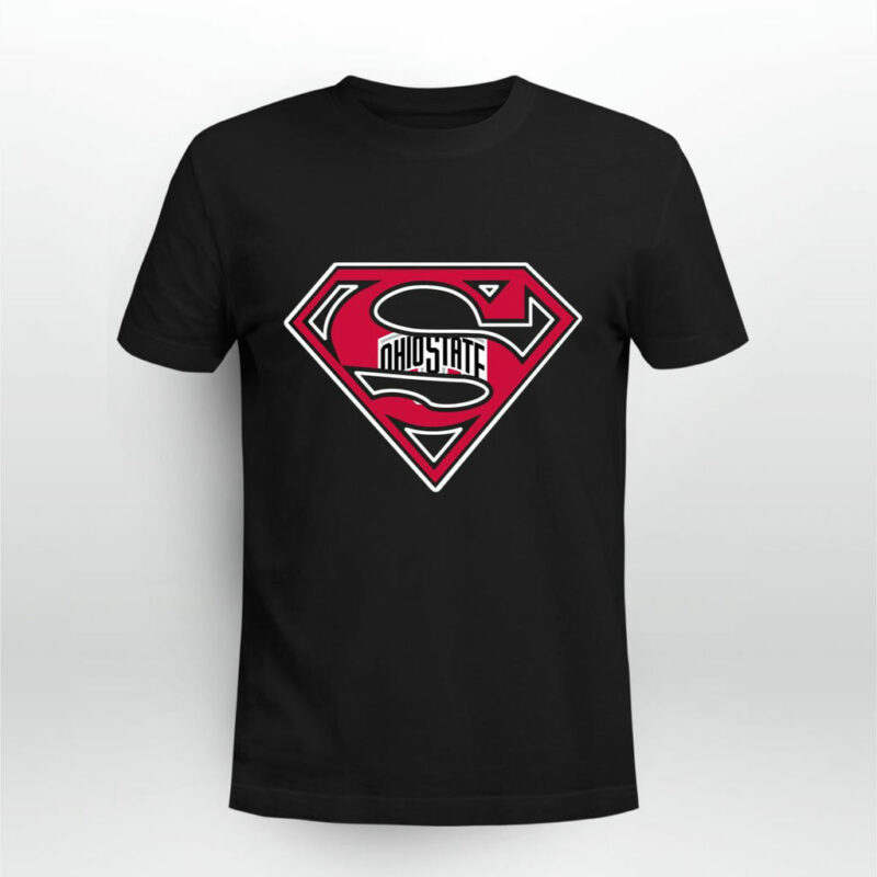 Superman Ohio State Buckeyes 0 T Shirt