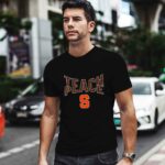 Syracuse Orange Teach Peace Paisley Pattern 2 T Shirt