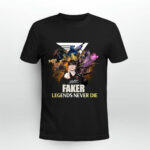 T1 Faker Legends Never Die Signature 1 2 T Shirt