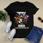 T1 Faker Legends Never Die Signature 1 4 T Shirt