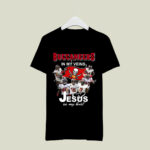 Tampa Bay Buccaneers In My Veins Jesus In My Hear 2 T Shirt