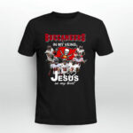 Tampa Bay Buccaneers In My Veins Jesus In My Hear 4 T Shirt