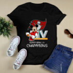 Tampa Bay Buccaneers Mickey Mouse Disney Super Bowl LV 2021 Football 2 T Shirt