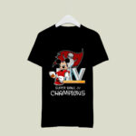 Tampa Bay Buccaneers Mickey Mouse Disney Super Bowl LV 2021 Football 4 T Shirt