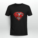 Tampa Bay Buccaneers Superman American Flag The 4th Of July 2 T Shirt
