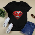 Tampa Bay Buccaneers Superman American Flag The 4th Of July 4 T Shirt