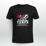 Tampa Bay Buccaneers Tampa Bay Lightning Tamba City Of Champion 2 T Shirt