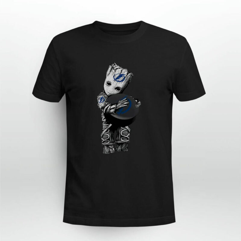 Tampa Bay Lightning Guardians Of The Galaxy Groot Hockey 0 T Shirt