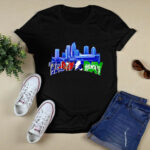 Tampa Bay Lightning Tampa Bay Buccaneers Tampa Bay Rays And Tampa Bay Rowdies 4 T Shirt