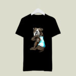Tattoos Bulldog I love dad 2 T Shirt