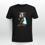 Tattoos Bulldog I love dad 3 T Shirt