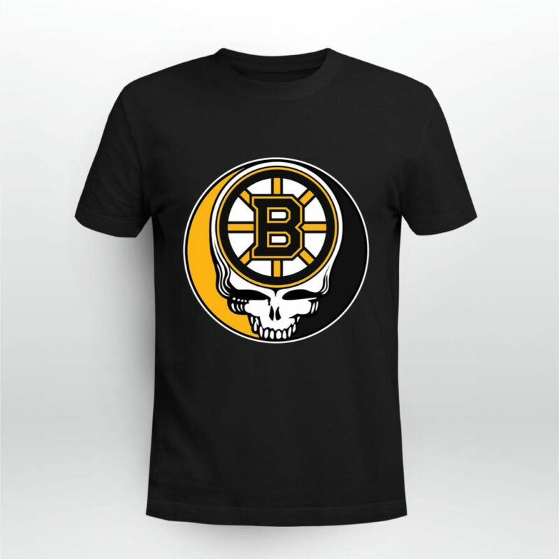 Team Boston Bruins Grateful Dead Logo Band 0 T Shirt