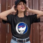 Team Buffalo Bills x Grateful Dead Logo Band 0 T Shirt