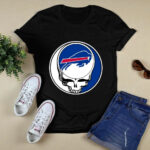 Team Buffalo Bills x Grateful Dead Logo Band 2 T Shirt