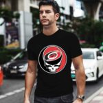 Team Carolina Hurricanes x Grateful Dead Logo Band 2 T Shirt