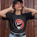 Team Carolina Hurricanes x Grateful Dead Logo Band 3 T Shirt