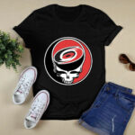 Team Carolina Hurricanes x Grateful Dead Logo Band 4 T Shirt