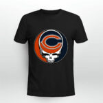 Team Chicago Bears X Grateful Dead Logo Band 3 T Shirt