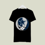 Team Dallas Cowboys Grateful Dead Logo Band 3 T Shirt
