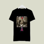 Team Horror we used to smile and the we worked at Los Angeles Angels 4 T Shirt