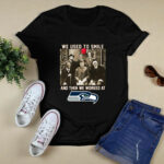 Team Horror we used to smile and the we worked at Seattle Seahawks 3 T Shirt