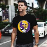 Team Minnesota Vikings X Grateful Dead Logo Band 1 T Shirt