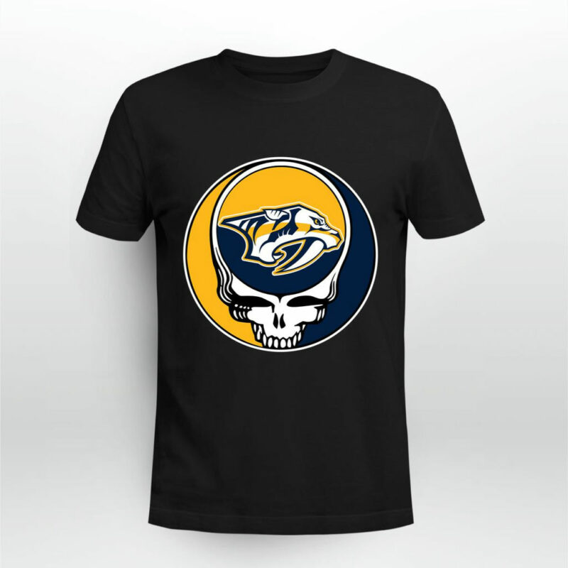 Team Nashville Predators Grateful Dead Logo Band 0 T Shirt