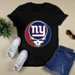Team New York Giants X Grateful Dead Logo Band 2 T Shirt
