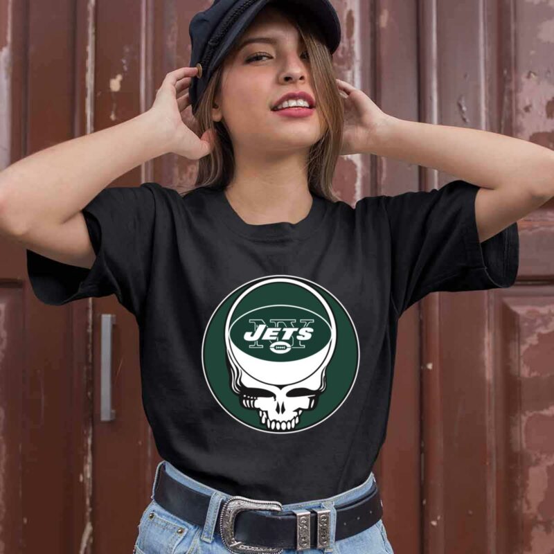 Team New York Jets X Grateful Dead Logo Band 0 T Shirt