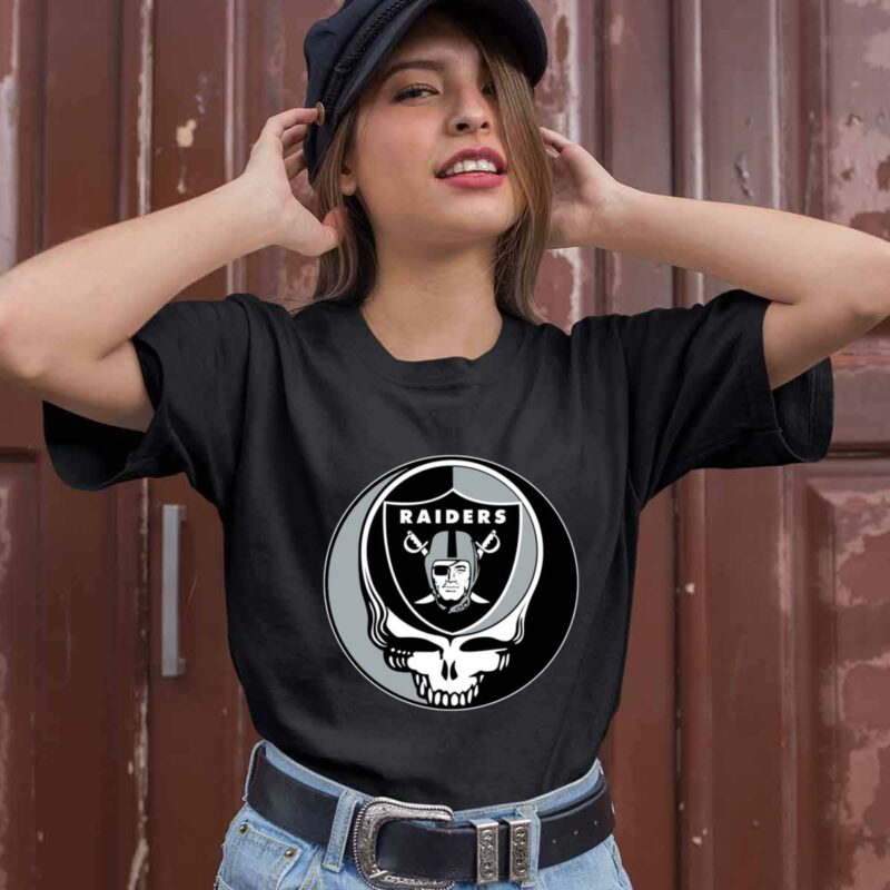Team Oakland Raiders X Grateful Dead Logo Band 0 T Shirt