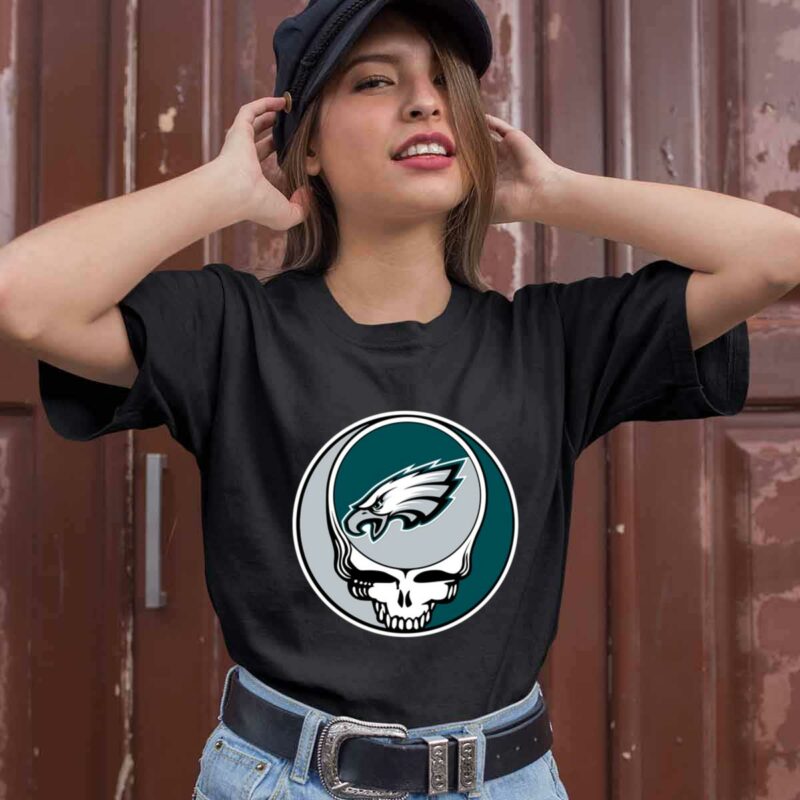 Team Philadelphia Eagles Grateful Dead Logo Band 0 T Shirt