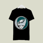Team Philadelphia Eagles Grateful Dead Logo Band 4 T Shirt