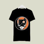 Team Philadelphia Flyers Grateful Dead Logo Band 1 T Shirt