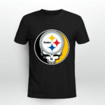 Team Pittsburgh Steelers Grateful Dead Logo Band 3 T Shirt