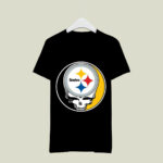 Team Pittsburgh Steelers Grateful Dead Logo Band 4 T Shirt