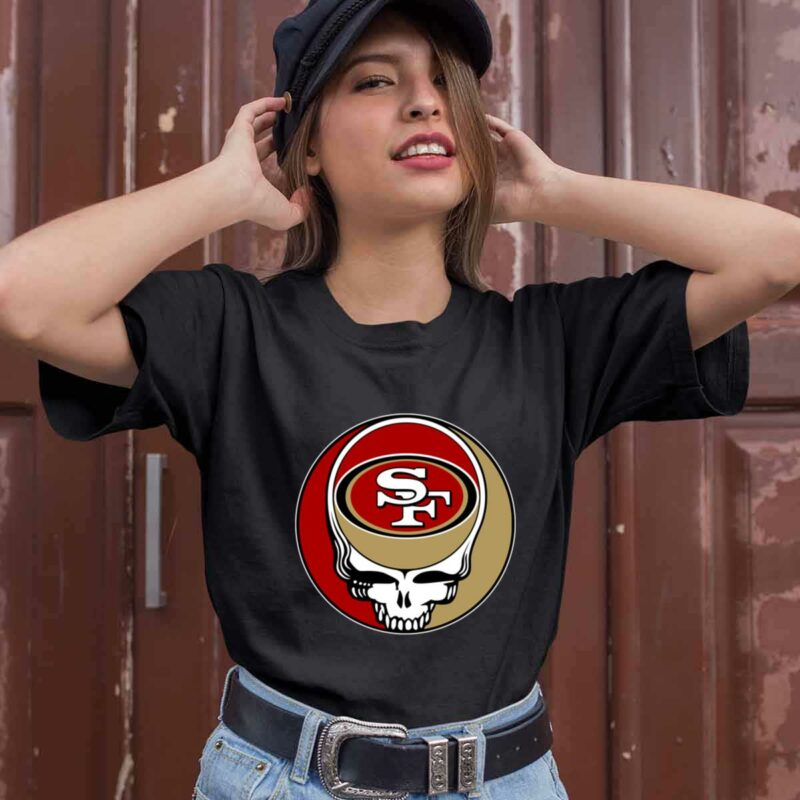 Team San Francisco 49Ers X Grateful Dead Logo Band 0 T Shirt
