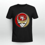 Team San Francisco 49ers X Grateful Dead Logo Band 2 T Shirt