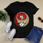 Team San Francisco 49ers X Grateful Dead Logo Band 4 T Shirt