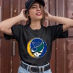 Team St Louis Blues Grateful Dead Logo Band 3 T Shirt