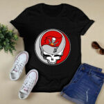 Team Tampa Bay Buccaneers Grateful Dead Logo Band 2 T Shirt