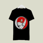 Team Tampa Bay Buccaneers Grateful Dead Logo Band 4 T Shirt