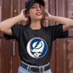 Team Tampa Bay Lightning Grateful Dead Logo Band 3 T Shirt