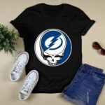 Team Tampa Bay Lightning Grateful Dead Logo Band 4 T Shirt