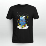 Tennessee Titans Santa Snoopy Brings Christmas To Town 2 T Shirt