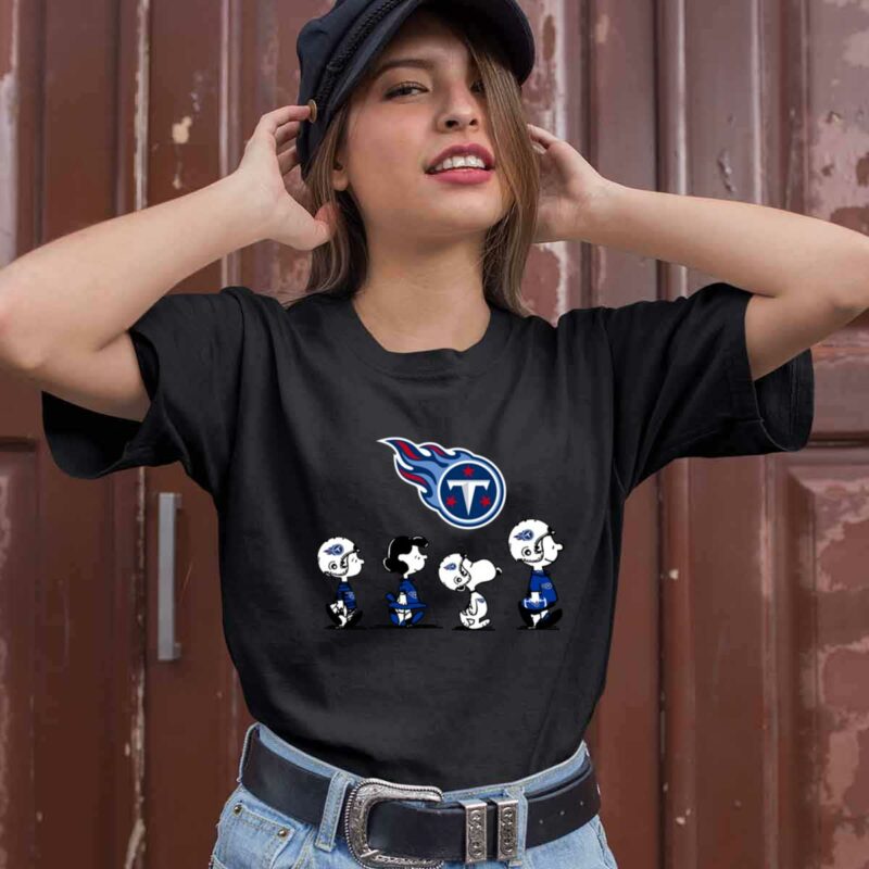 Tennessee Titans Snoopy Charlie Brown Super Bowl Peanuts 0 T Shirt