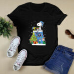 Tennessee Titans Snoopy Woodstock Christmas 2 T Shirt